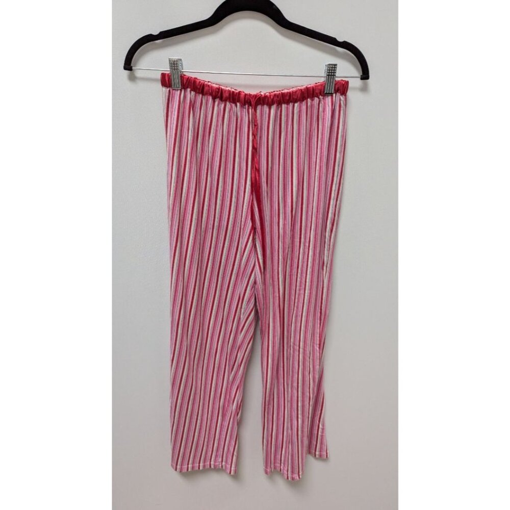 axcess Pink/Red Striped Drawstring-Waist Lounge Sleep Pants